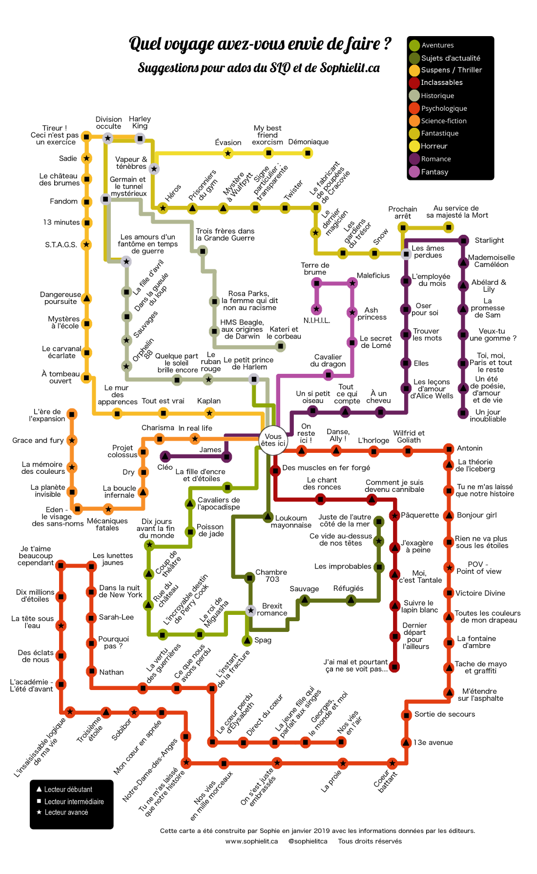 Carte du Salon du livre de l'Outaouais